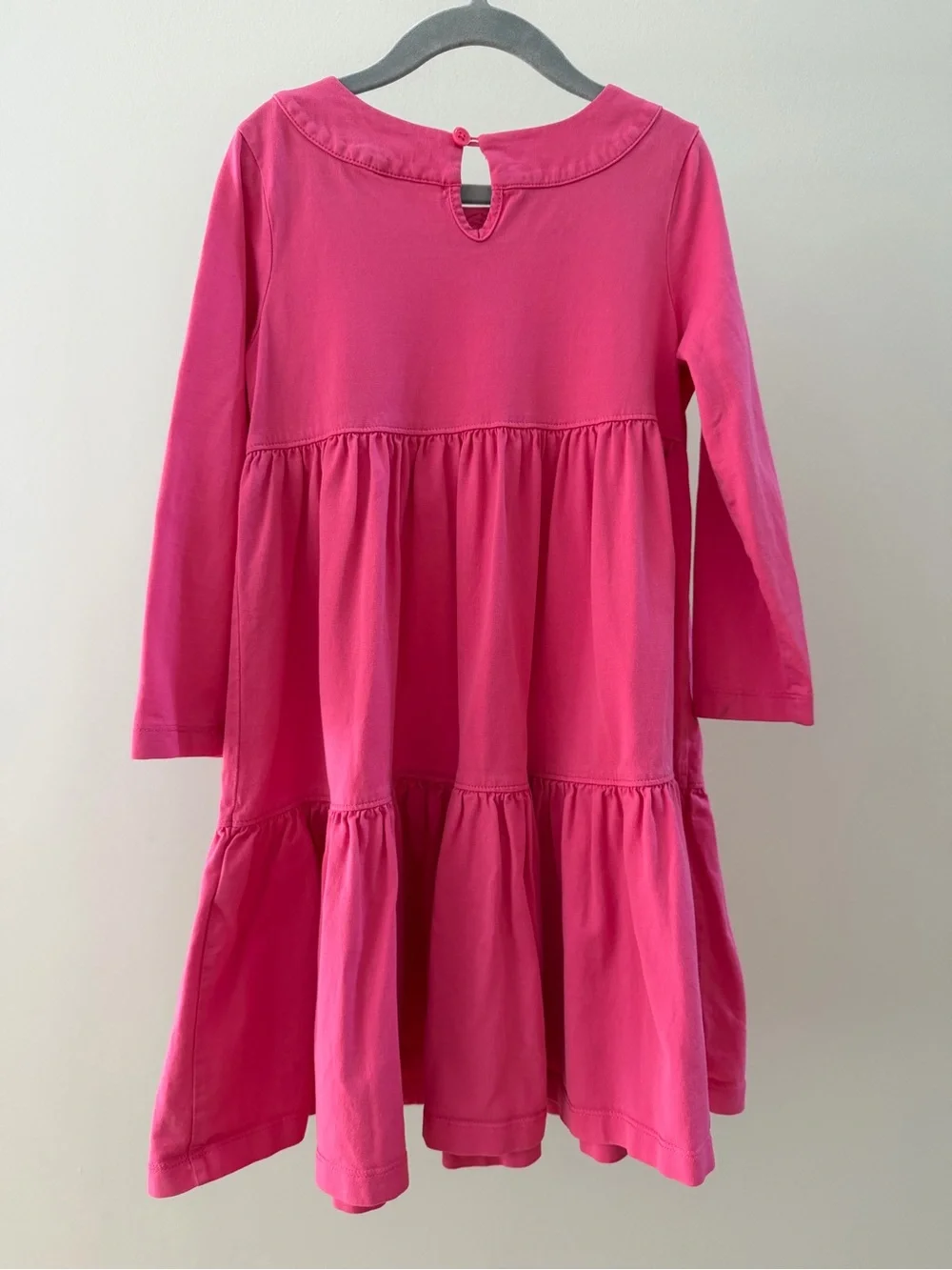 Hanna Andersson | Solid Corsage Twirl Dress | Zing Pink | Size 4